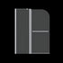 Frameless Folding Shower Doors for Bathtub with Pivot Tub Glass Door in Chrome, 1/4' SGCC Tempered Glass, 43x58 inches
